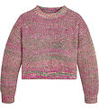 Tommy Hilfiger Bluse - Strik - Chunky Melange - Beige/Multi Tommy Hilfiger Bluse - Strik - Chunky Melange - Beige/Multi