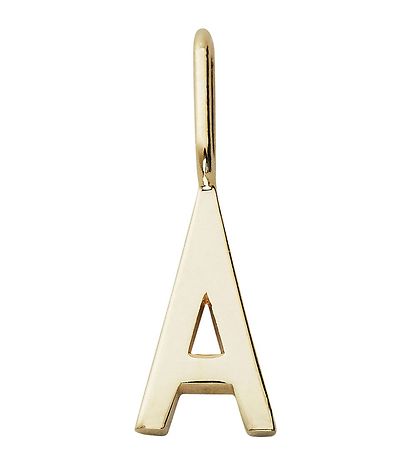 Design Letters Vedhæng Til Halskæde - A - 18 K Guldbelagt