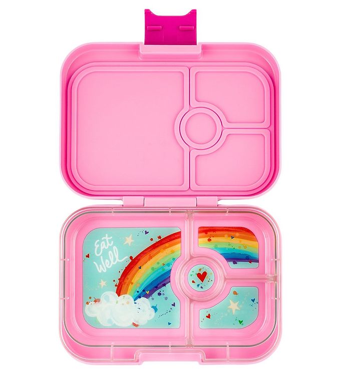 Yumbox Madkasse m. 4 Rum - Bento Panino - Power Pink