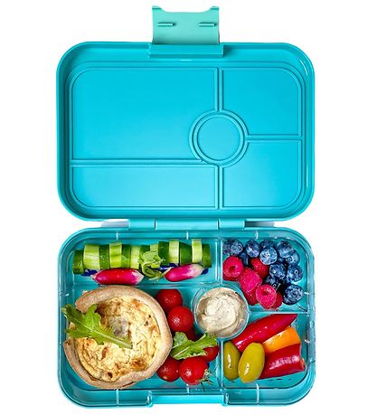 Yumbox Madkasse m. 5 Rum - Bento Tapas - Antibes Blue Bon Apetit