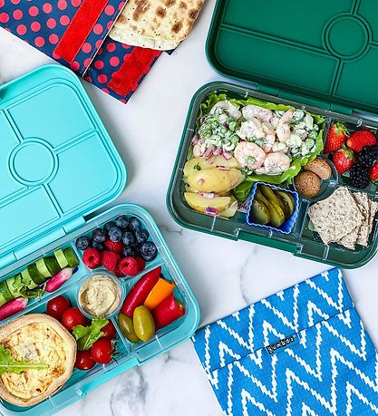 Yumbox Madkasse m. 5 Rum - Bento Tapas - Antibes Blue Bon Apetit