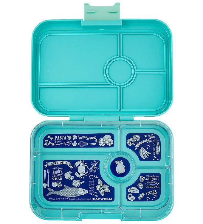 Yumbox Madkasse m. 5 Rum - Bento Tapas - Antibes Blue Bon Apetit
