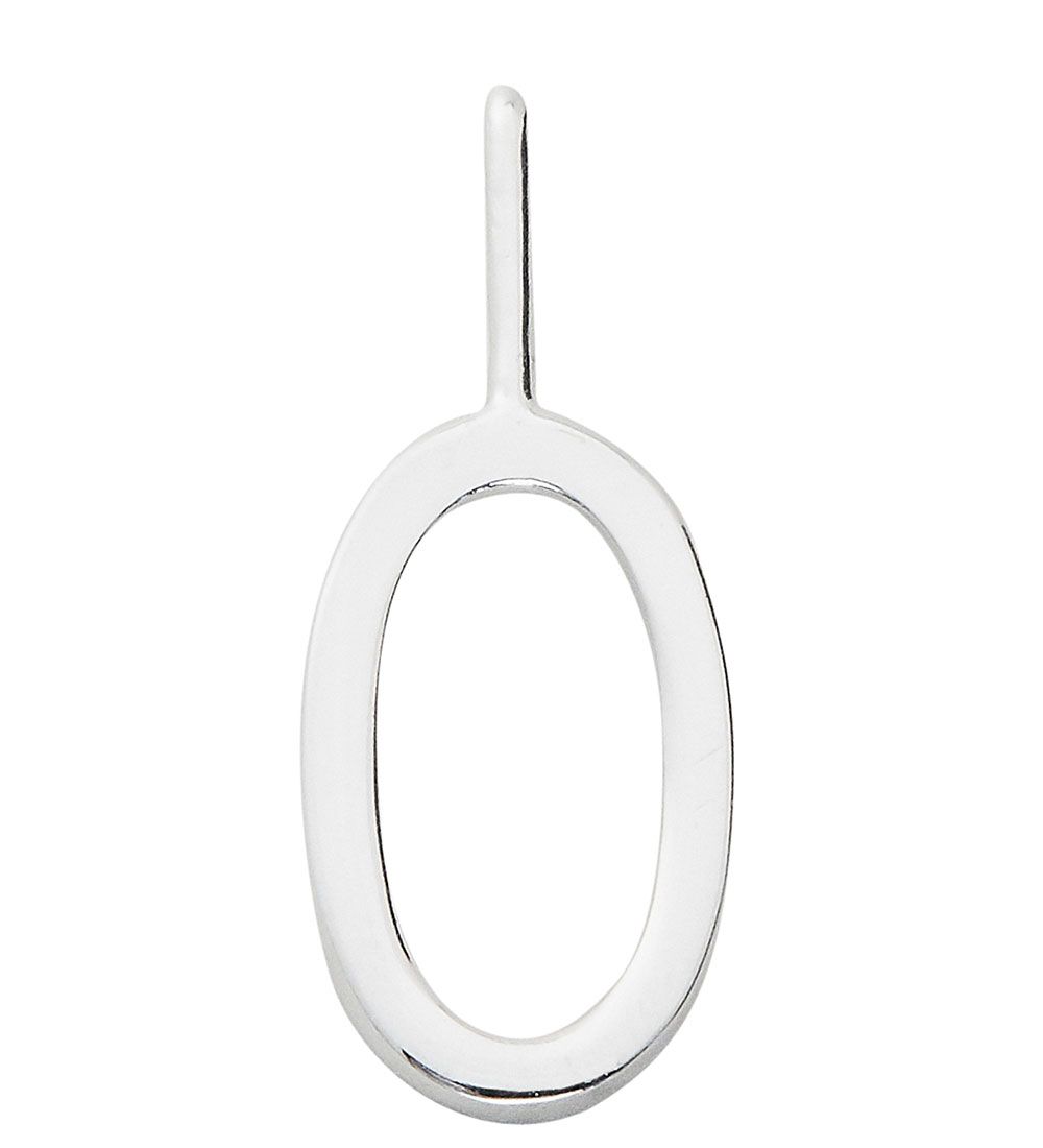 Pendentif Collier Design Letters - O - Argent - Design Letters - UneTaille - Bijoux 24$