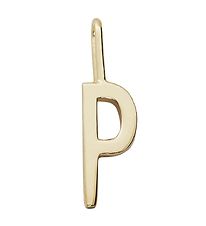 Design Letters Pendant For Necklace - P - 18K Gold Plated Design Letters Pendant For Necklace - P - 18K Gold Plated