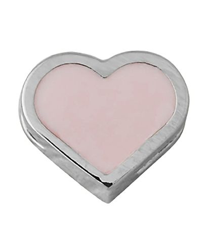 Design Letters Vedhæng Til Halskæde - Hjerte - Sølv/Rosa Design Letters Vedhæng Til Halskæde - Hjerte - Sølv/Rosa