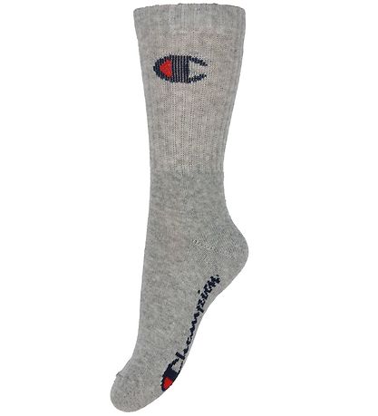 Champion Strømper - Crew - 6-Pak - Grey/White/Navy