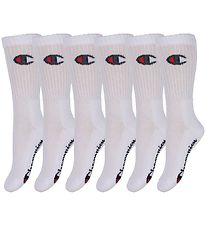 Champion Strømper - Crew - 6-Pak - White