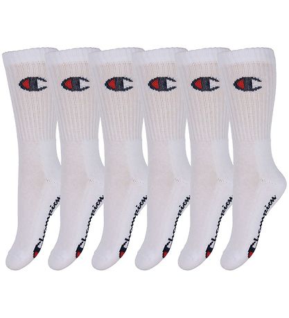 Champion Strømper - Crew - 6-Pak - White