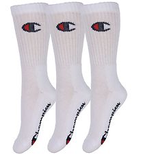 Champion Strømper - Crew - 3-Pak - White