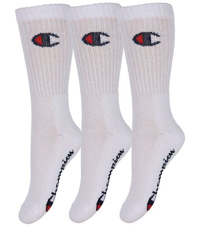 Champion Strømper - Crew - 3-Pak - White