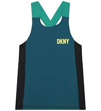 DKNY Træningstop - Petroleumsblå/Sort DKNY Træningstop - Petroleumsblå/Sort