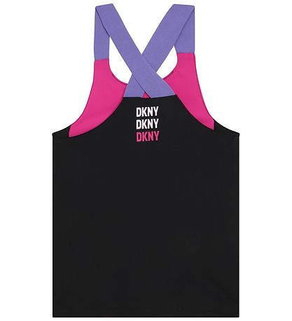 DKNY Træningstop - Rose Peps/Sort