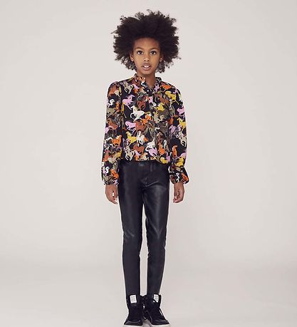 Zadig & Voltaire Skjorte - Wild Sound - Sort m. Heste Zadig & Voltaire Skjorte - Wild Sound - Sort m. Heste