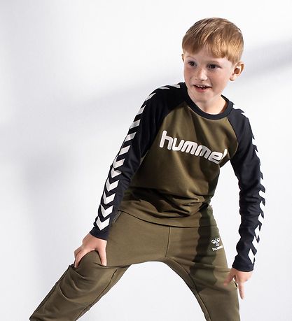 Hummel Bluse - hmlBoys - Dark Olive