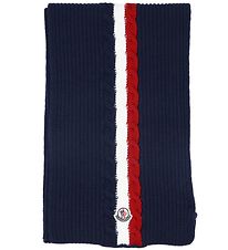 Moncler Halstørklæde - Uld - Navy m. Rød/Hvid Moncler Halstørklæde - Uld - Navy m. Rød/Hvid