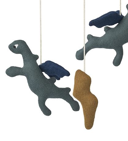 Liewood Baby Mobile - Melissa - Dragon/Whale Blue Mix Liewood Baby Mobile - Melissa - Dragon/Whale Blue Mix