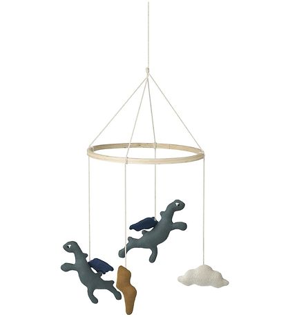 Liewood Baby Mobile - Melissa - Dragon/Whale Blue Mix Liewood Baby Mobile - Melissa - Dragon/Whale Blue Mix