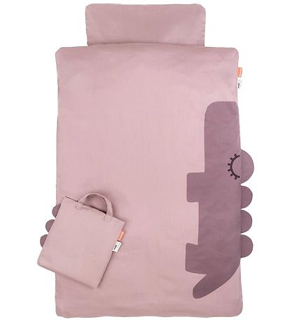 Done by Deer Sengetøj - Junior - Croco Powder Done by Deer Sengetøj - Junior - Croco Powder