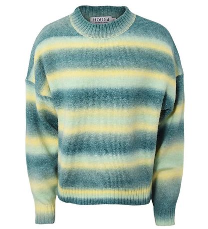 Hound Bluse - Strik - Stribet Grøn Hound Bluse - Strik - Stribet Grøn