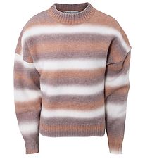 Hound Bluse - Strik - Stribet Brun Hound Bluse - Strik - Stribet Brun