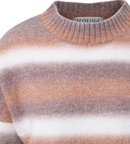 Hound Bluse - Strik - Stribet Brun Hound Bluse - Strik - Stribet Brun