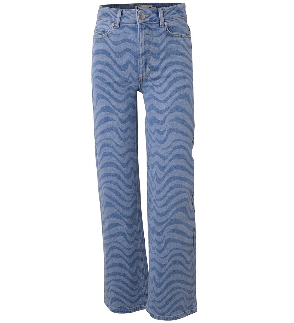 Hound Jeans - Weit mit Print - Blue Denim - Hound - 18 Jahre - Jeans