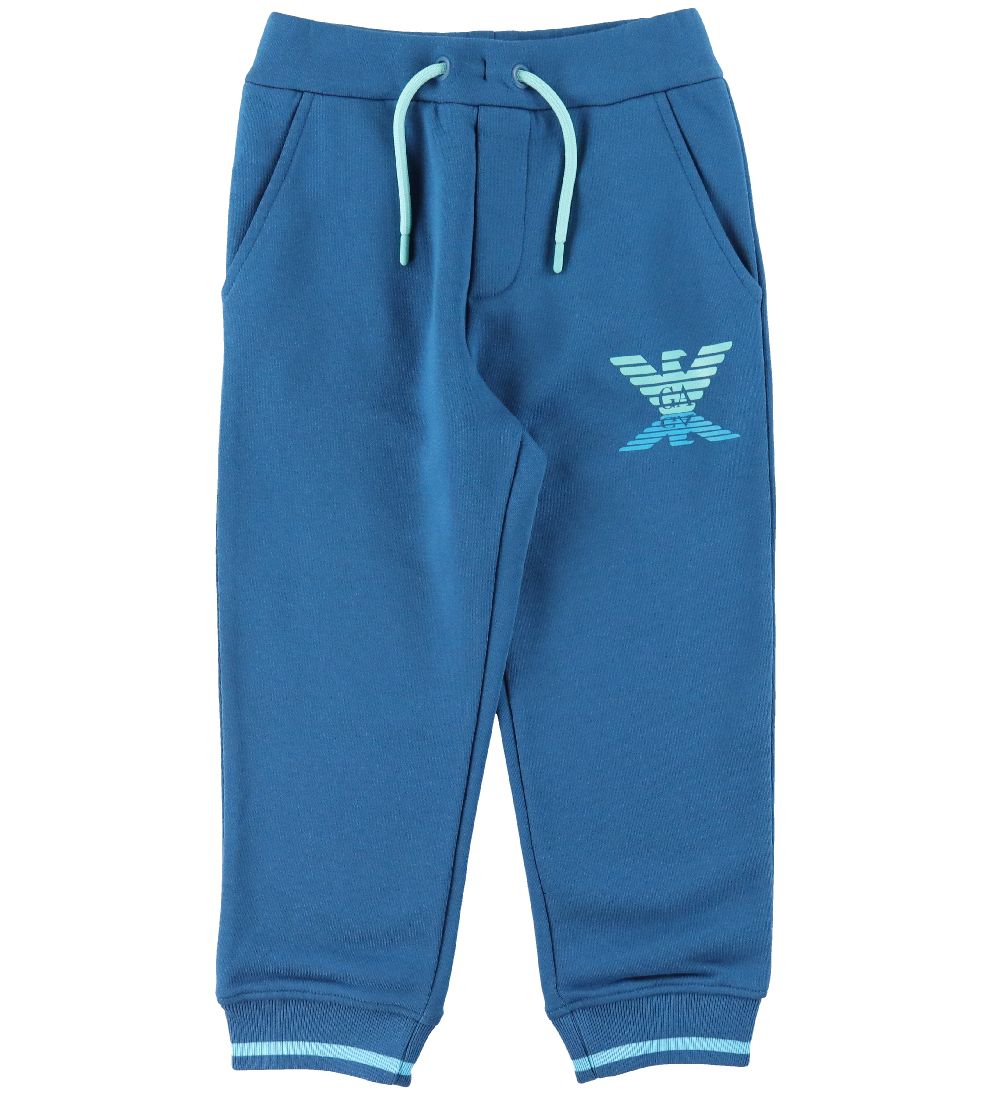 Pantalon de Jogging Emporio Armani - Marocain Blue - Emporio Armani - 6 ans 116 - Pantalon de Jogging 56 €