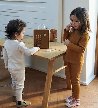 Liewood Trælegetøj - Telefon - Rufus - Oat/Sandy Mix Liewood Trælegetøj - Telefon - Rufus - Oat/Sandy Mix