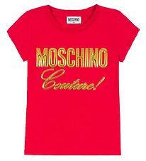 Moschino T-shirt - Rød m. Guld Moschino T-shirt - Rød m. Guld