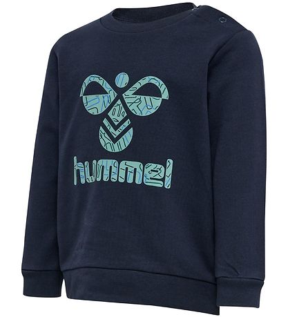 Hummel Sweatshirt - hmlLime - Black Iris