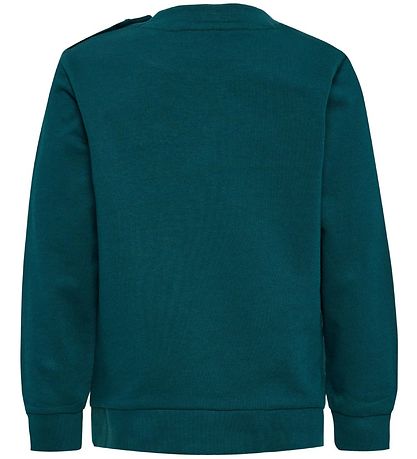Hummel Sweatshirt - hmlLime - Airy Blue