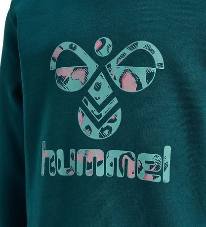 Hummel Sweatshirt - hmlLime - Airy Blue