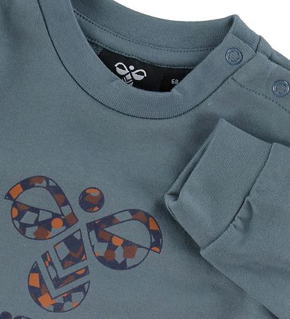 Hummel Sweatshirt - HmlLime - Stormy Weather Hummel Sweatshirt - HmlLime - Stormy Weather