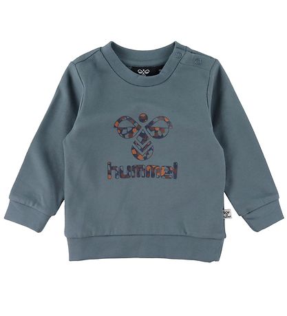Hummel Sweatshirt - HmlLime - Stormy Weather Hummel Sweatshirt - HmlLime - Stormy Weather