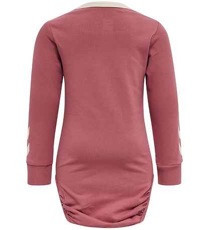 Hummel Romper l/s - hmlMaule - Decoratie Rose