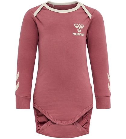Hummel Romper l/s - hmlMaule - Decoratie Rose
