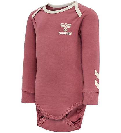 Hummel Romper l/s - hmlMaule - Decoratie Rose