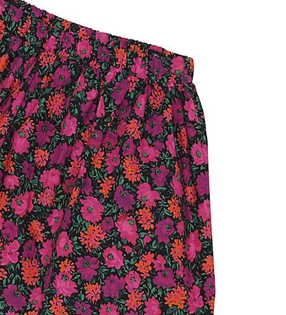 Christina Rohde Nederdel - Sort m. Blomster Christina Rohde Nederdel - Sort m. Blomster