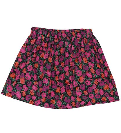 Christina Rohde Nederdel - Sort m. Blomster Christina Rohde Nederdel - Sort m. Blomster