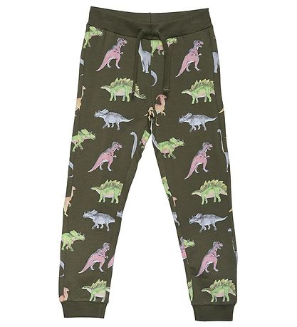 Minymo Sweatpants - Forest Night m. Dinosaur  Minymo Sweatpants - Forest Night m. Dinosaur