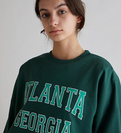 Grunt Sweatshirt - Helena Sweat - Grøn