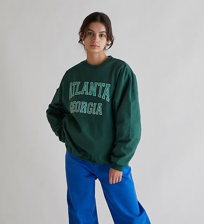 Grunt Sweatshirt - Helena Sweat - Grøn