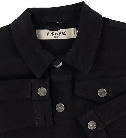 Add to Bag Denimjakke - Sort