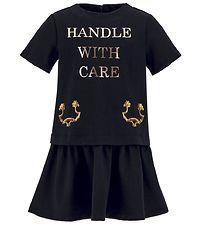 Moschino Kjole - Sort m. Print Moschino Kjole - Sort m. Print