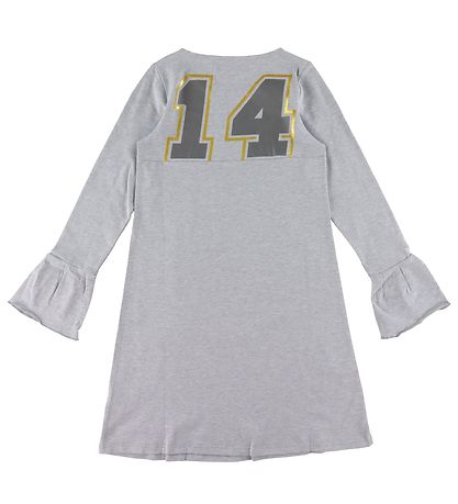 Add to Bag Kjole - Grå m. Print Add to Bag Kjole - Grå m. Print