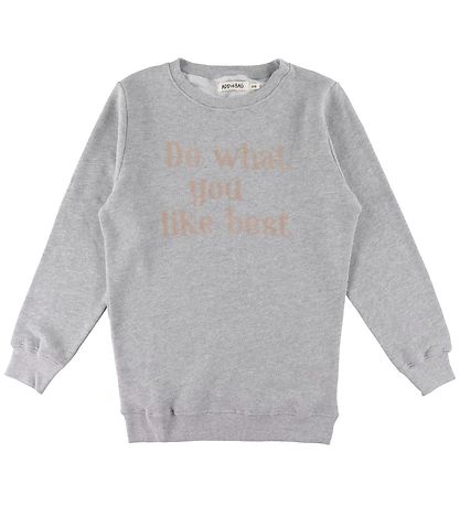 Add to Bag Sweatshirt - Grå m. Print Add to Bag Sweatshirt - Grå m. Print