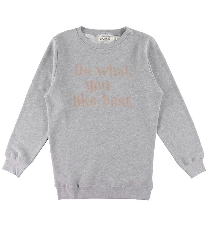 Add to Bag Sweatshirt - Grå m. Print