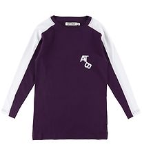 Add to Bag Bluse - Mørk Lilla m. Print Add to Bag Bluse - Mørk Lilla m. Print