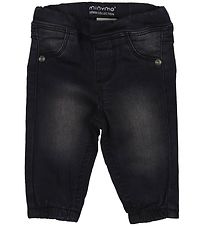 Minymo Jeans - Loose Fit - Grey Black Minymo Jeans - Loose Fit - Grey Black