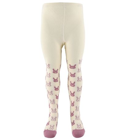 Minymo Strømpebukser - 2-Pak - Orchid Haze m. Mønster Minymo Strømpebukser - 2-Pak - Orchid Haze m. Mønster